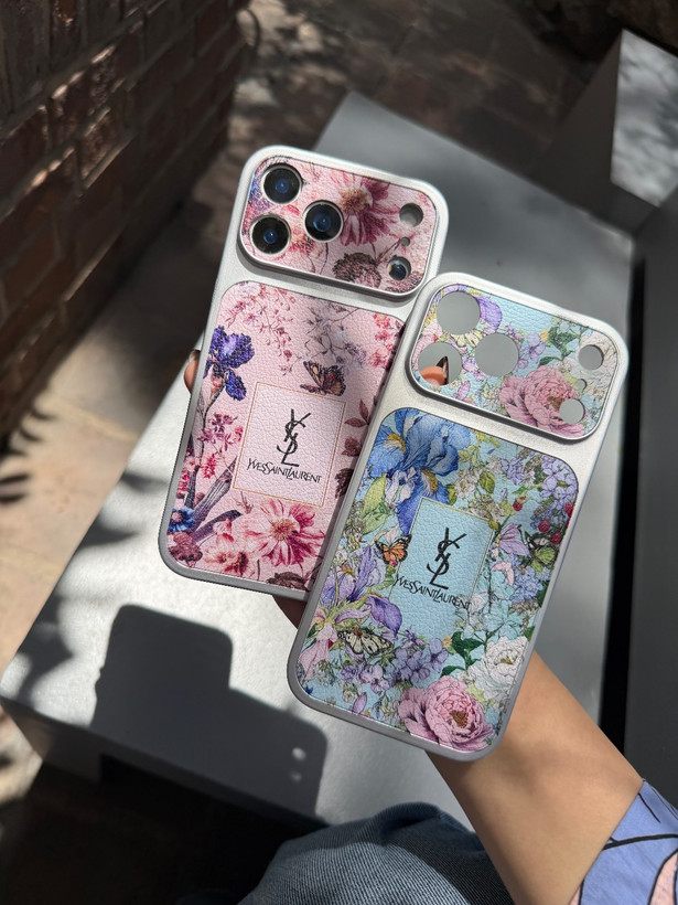YSL spring flowers در دو رنگ آبی و صورتی