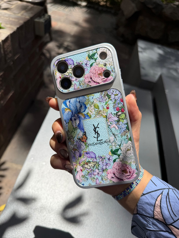YSL spring flowers در دو رنگ آبی و صورتی
