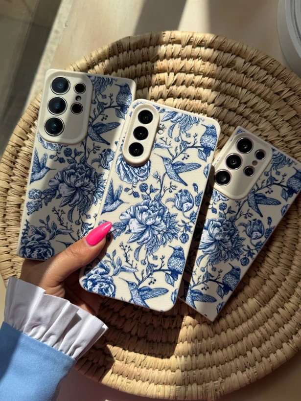 قاب آیفون Blue Blossom