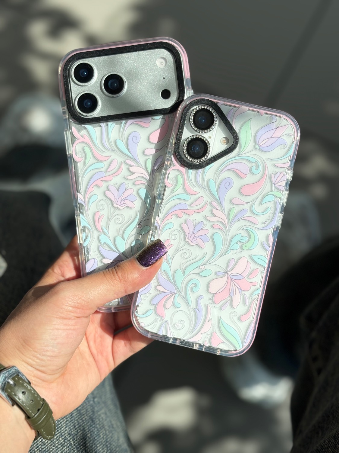 قاب آیفون pastel plants