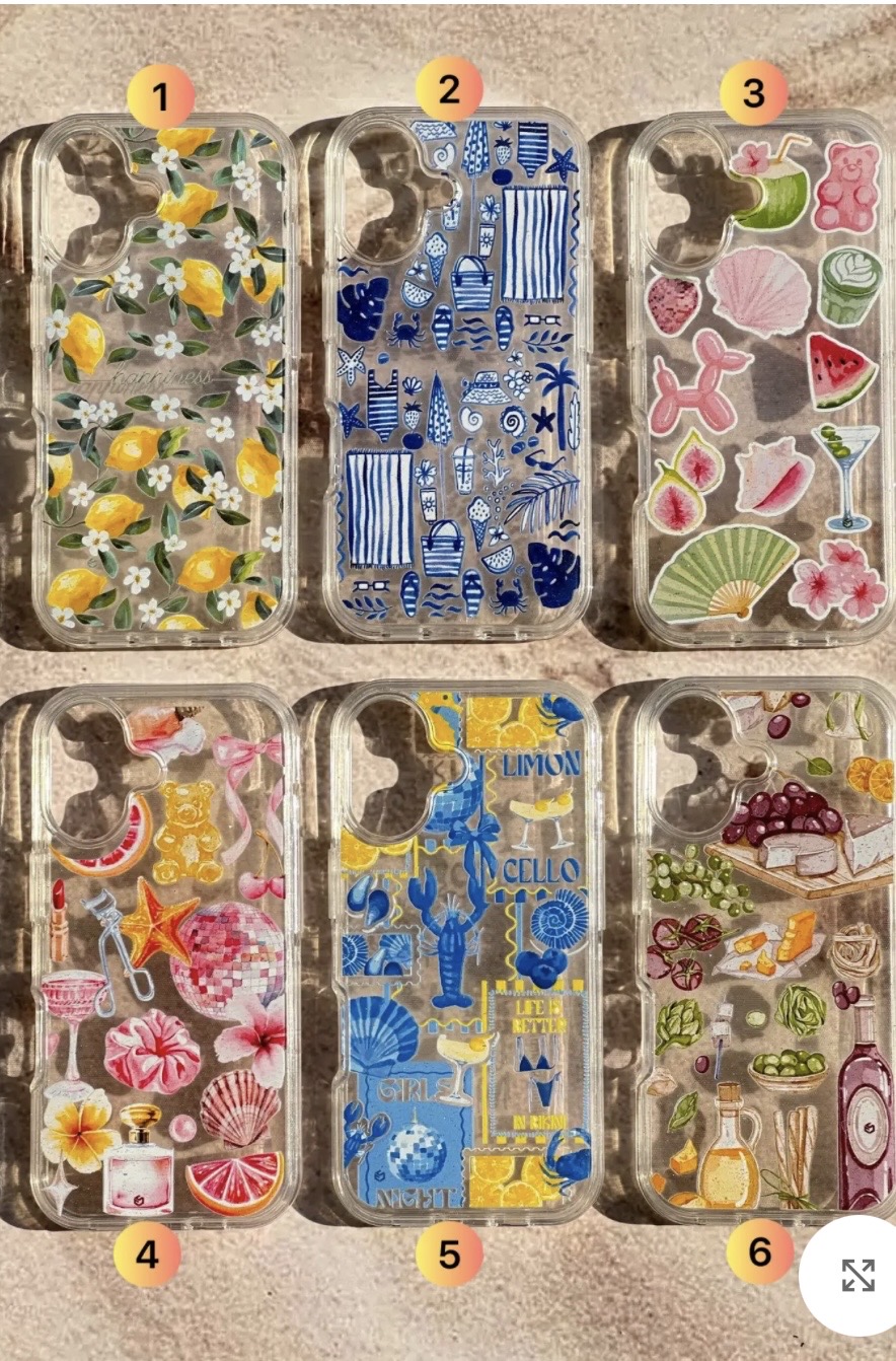 قاب گوشی آیفون Summer Glitter Collection1