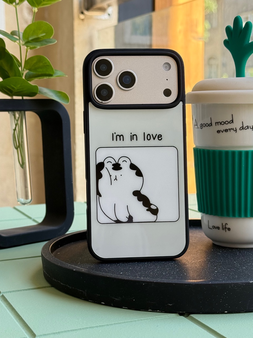 قاب I'm in love آیفون دور سیلیکونی