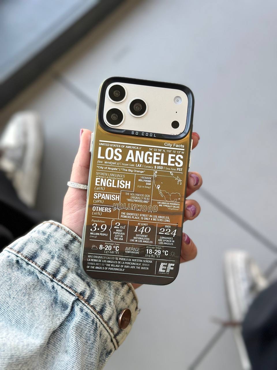 قاب آیفون سوکول LOS Angeles