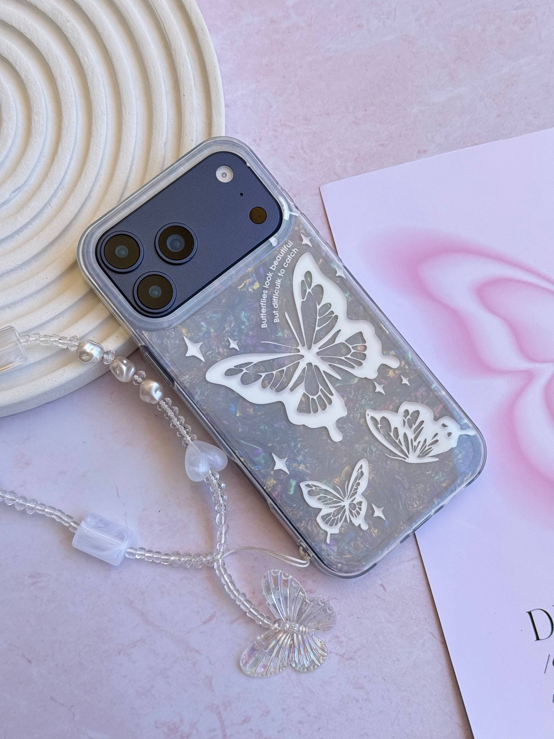 قاب Ice Butterfly با آویز (کدC2230)
