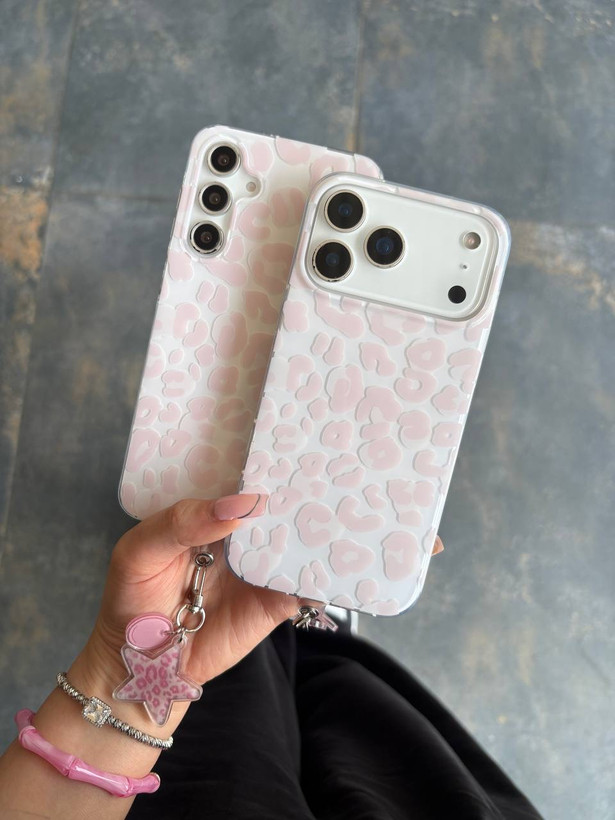 قاب پلنگی مینیمال صورتی آویز جداگانه شیائومی