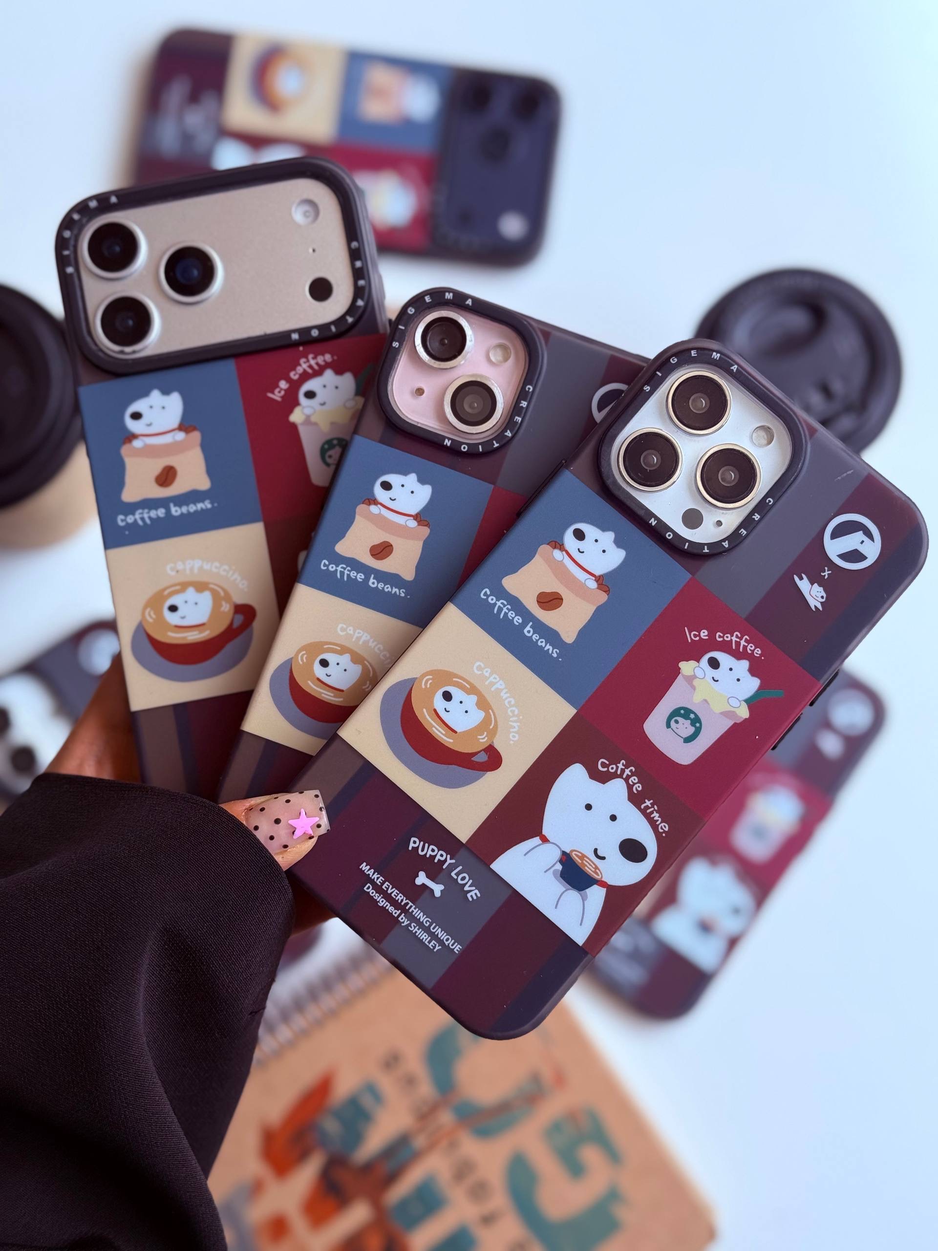 قاب آیفون puppy love cofy