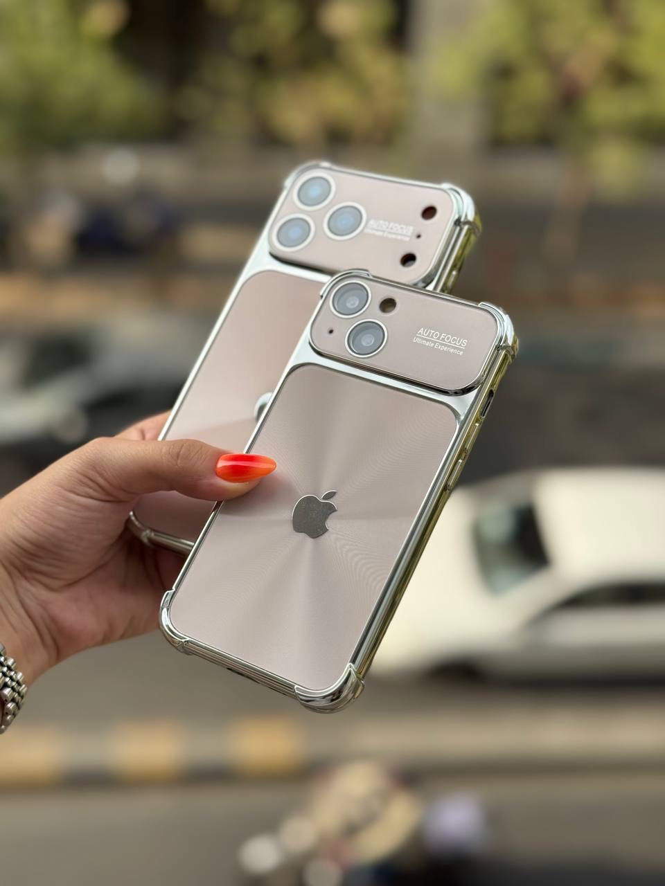 قاب آیفون ایرکوشن لیزری لنز طرح ۱۷