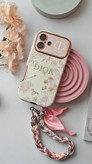 قاب کانسپت Dior همراه با آویز زنجیر و پارچه