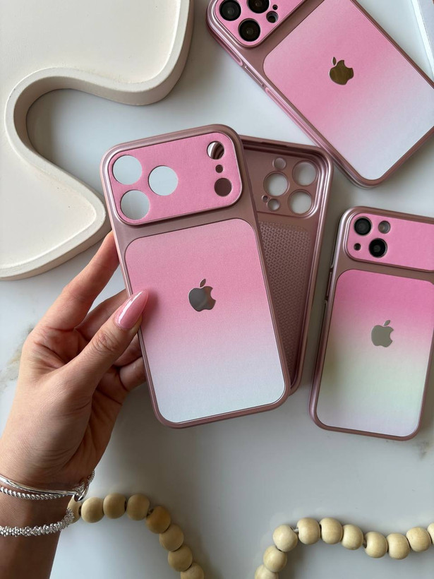 قاب کورتکس رنگین کمان صورتی آیفون