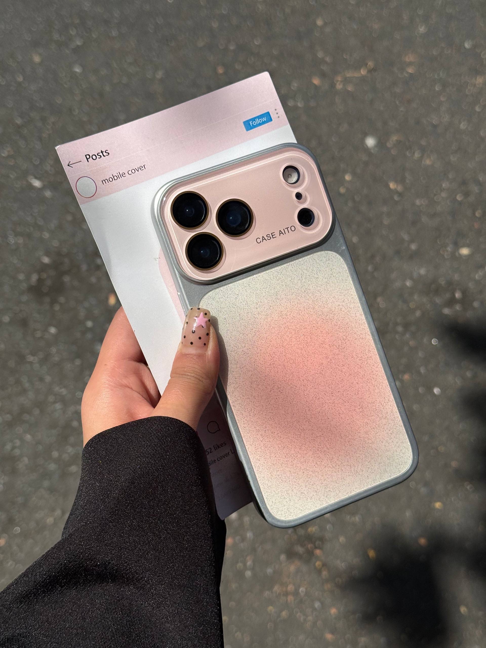 قاب Pink Shine Lens آیفون
