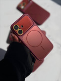 قاب PVD Burgundy با مگ سیف (تبدیل آیفون ها به سری 18)