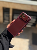 قاب PVD Burgundy با مگ سیف (تبدیل آیفون ها به سری 18)