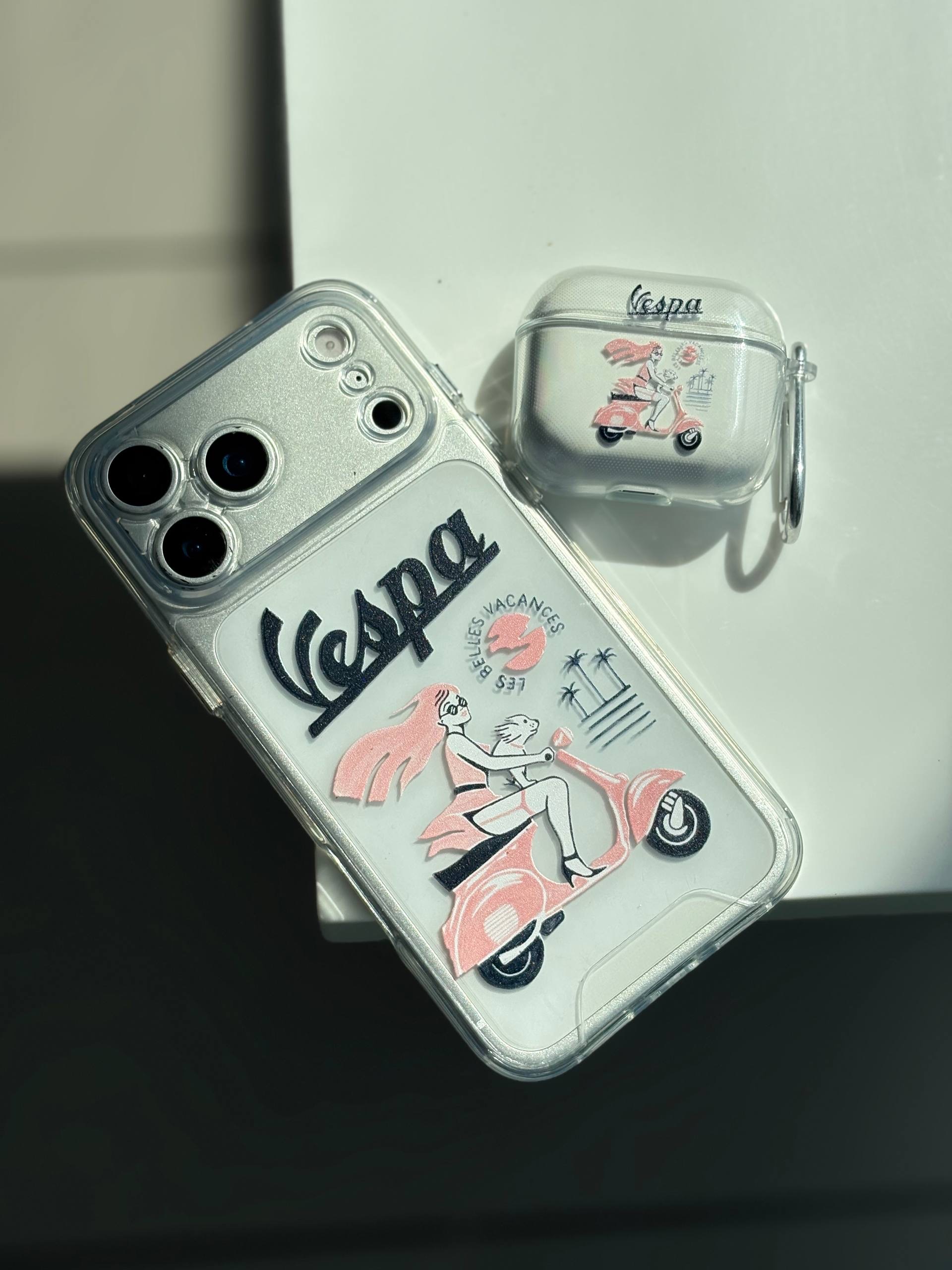 قاب pink vespa  آیفون