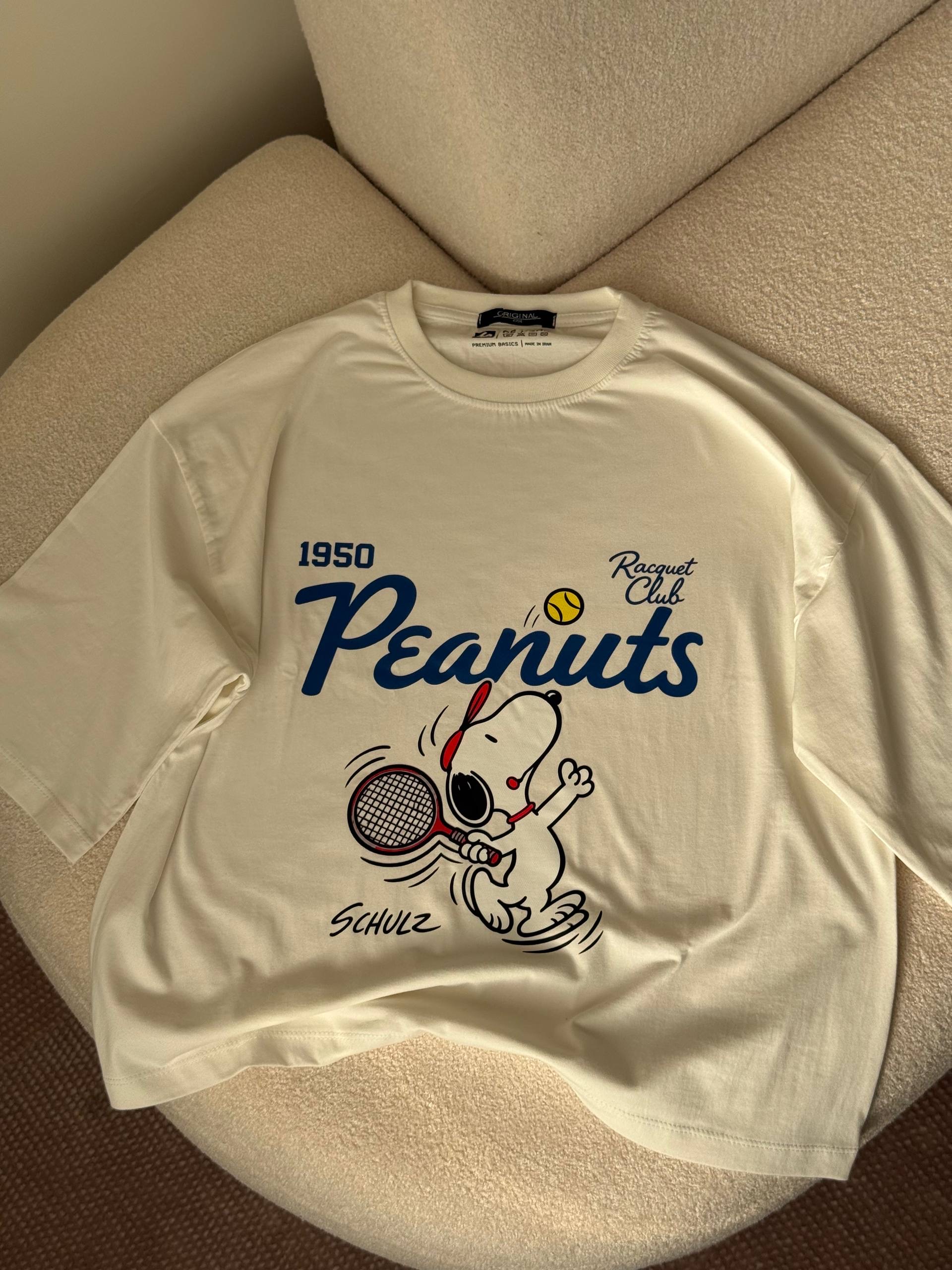Snoopy tshirt نخ پنبه فری سایز